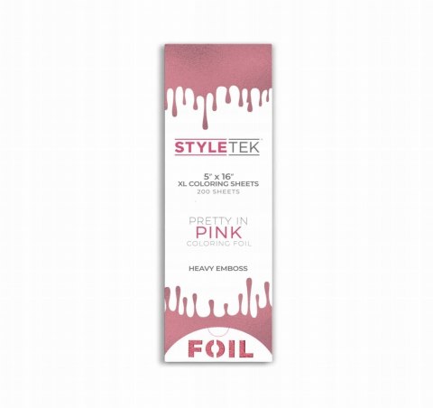 Folia Koloryzacyjna STYLETEK XL - Purpurowa Ryflowana do Długich Włosów Folia Koloryzacyjna STYLETEK XL - Purpurowa Ryflowana do Długich Włosów