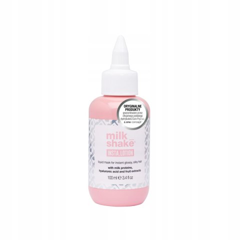 Milk Shake Insta Lotion 100ml Maska dla natychmiastowo błyszczących, jedwabistych włosów. Milk Shake Insta Lotion 100ml Maska dla natychmiastowo błyszczących, jedwabistych włosów.