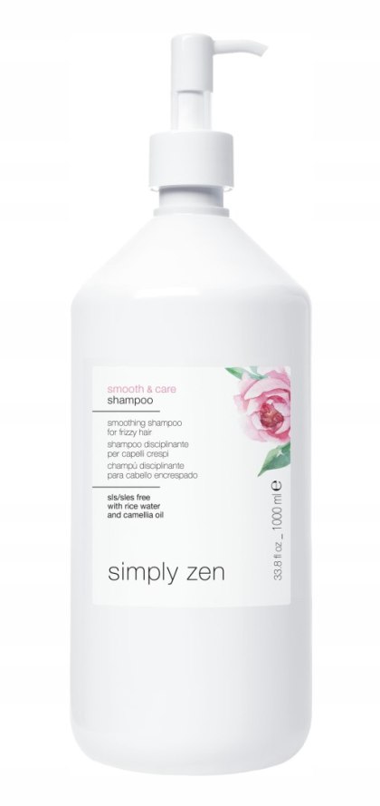 S.Z SMOOTH & CARE SZAMPON 1 LITR Wygładzający szampon do włosów puszących się.