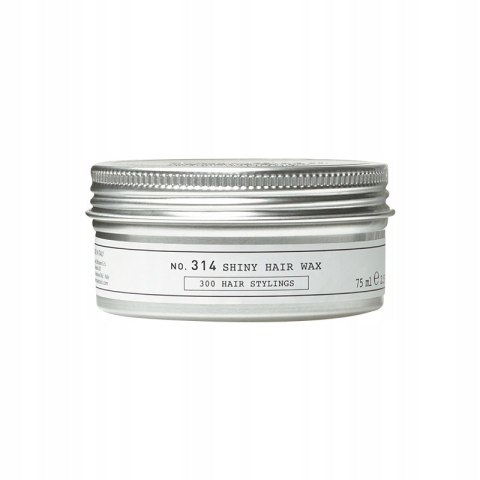 D.314 SHINY HAIR WAX 75 ML Półpłynny wosk nabłyszczający o średnim utrwaleniu D.314 SHINY HAIR WAX 75 ML Półpłynny wosk nabłyszczający o średnim utrwaleniu