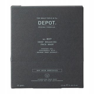 DEPOT NO. 807 Nawilżająca i Rozświetlająca Maska do Twarzy z Awokado i Baobabu 13 ml