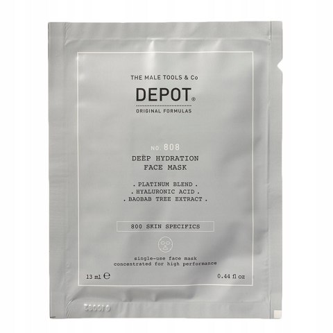 Depot NO. 808 Maska Nawilżająca i Kojąca z Aktywnymi Składnikami 13 ml