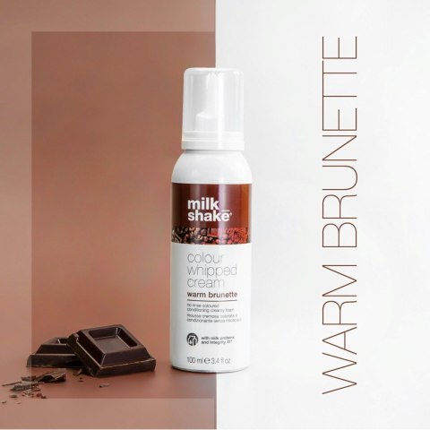 Milk shake / Colour Whipped Cream Warm Brunette - Pianki Koloryzujące do Wł Milk shake / Colour Whipped Cream Warm Brunette - Pianki Koloryzujące do Wł