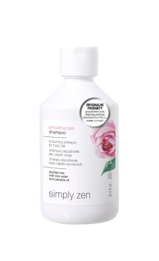 S.Z SMOOTH & CARE SZAMPON 250 ML Wygładzający szampon do włosów puszących się.