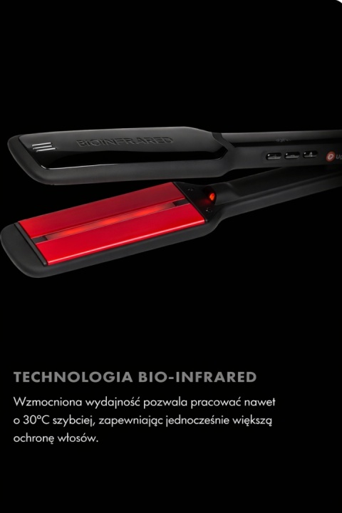 UG157 UPGRADE Profesjonalna prostownica do włosów Large Podwójny Bio-Infrared + jonizacja