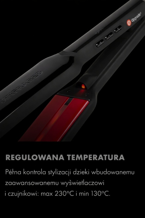 UG157 UPGRADE Profesjonalna prostownica do włosów Large Podwójny Bio-Infrared + jonizacja