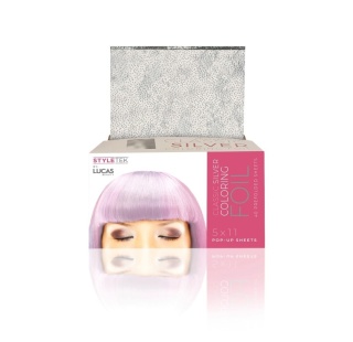 FOLIA STYLTEK PUDEŁKO 500 SZT SREBRNY