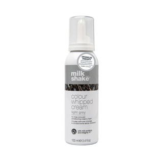 Milk shake / Colour Whipped Cream Light Grey 100 ml- Pianki Koloryzujące do Włosów Jasny Szary
