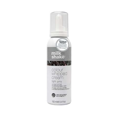 Milk shake / Colour Whipped Cream Light Grey 100 ml- Pianki Koloryzujące do Włosów Jasny Szary