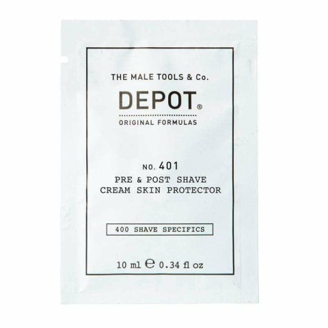 D. 401 PRE&POST SHAVE CREAM 10ML próbka