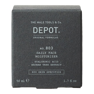 DEPOT NO. 803 Męski Nawilżający Krem do Twarzy z Kwasem Hialuronowym 50 ml