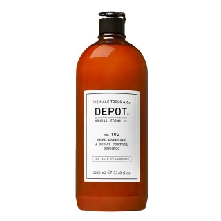 NO. 102 DUŻY SZAMPON PRZECIWŁUPIEŻOWY I NORMALIZUJĄCY WYDZIELANIE SEBUM // DEPOT 1 litr