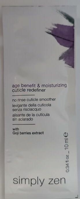 S.Z AGE BENEF&MOIST CUTICLE-PRÓBKA preparat wygładzający łuskę włosa bez spłukiwania