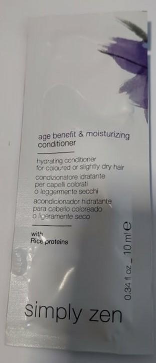 S.Z AGE BENEF&MOIST.ODŻYWKA 10ML-PRÓBKA nawilżająca odżywka do włosów farbowanych lub delikatnie suchych