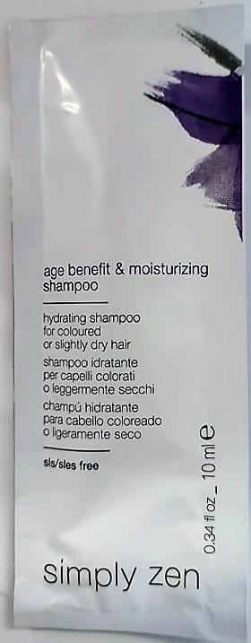 S.Z AGE BENEF&MOIST.SZAMPON 10ML-PRÓBKA nawilżający szampon do włosów farbowanych lub delikatnie suchych